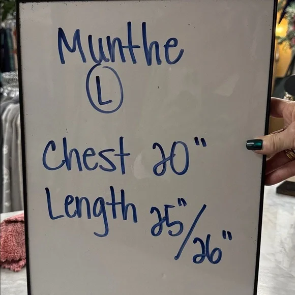 Munthe Eivan Knit Sleeveless Pullover with Ruffle Detail Large - Picture 9 of 12